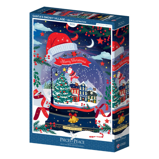 Santa's Snowy Village - Pieces and Peace
