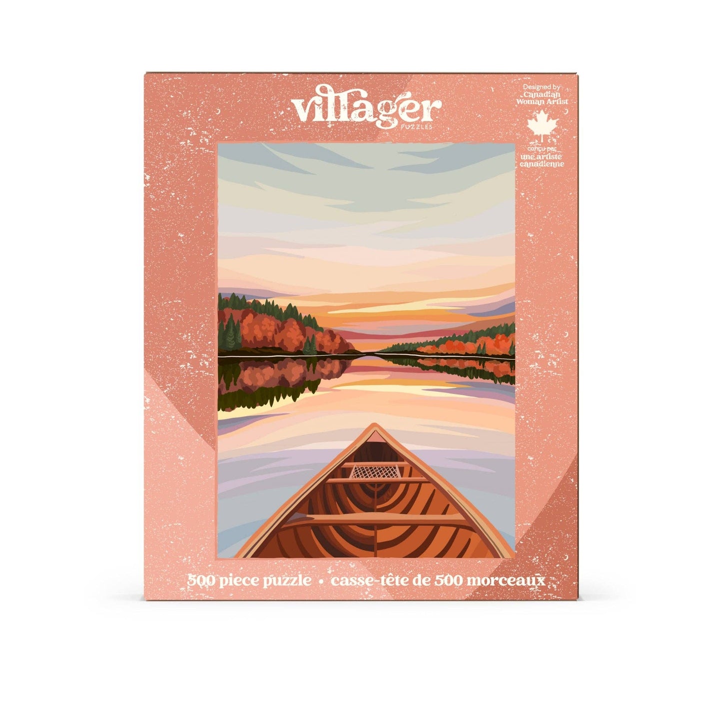 Canoeing at Dawn | Villager -  500-Piece Puzzle