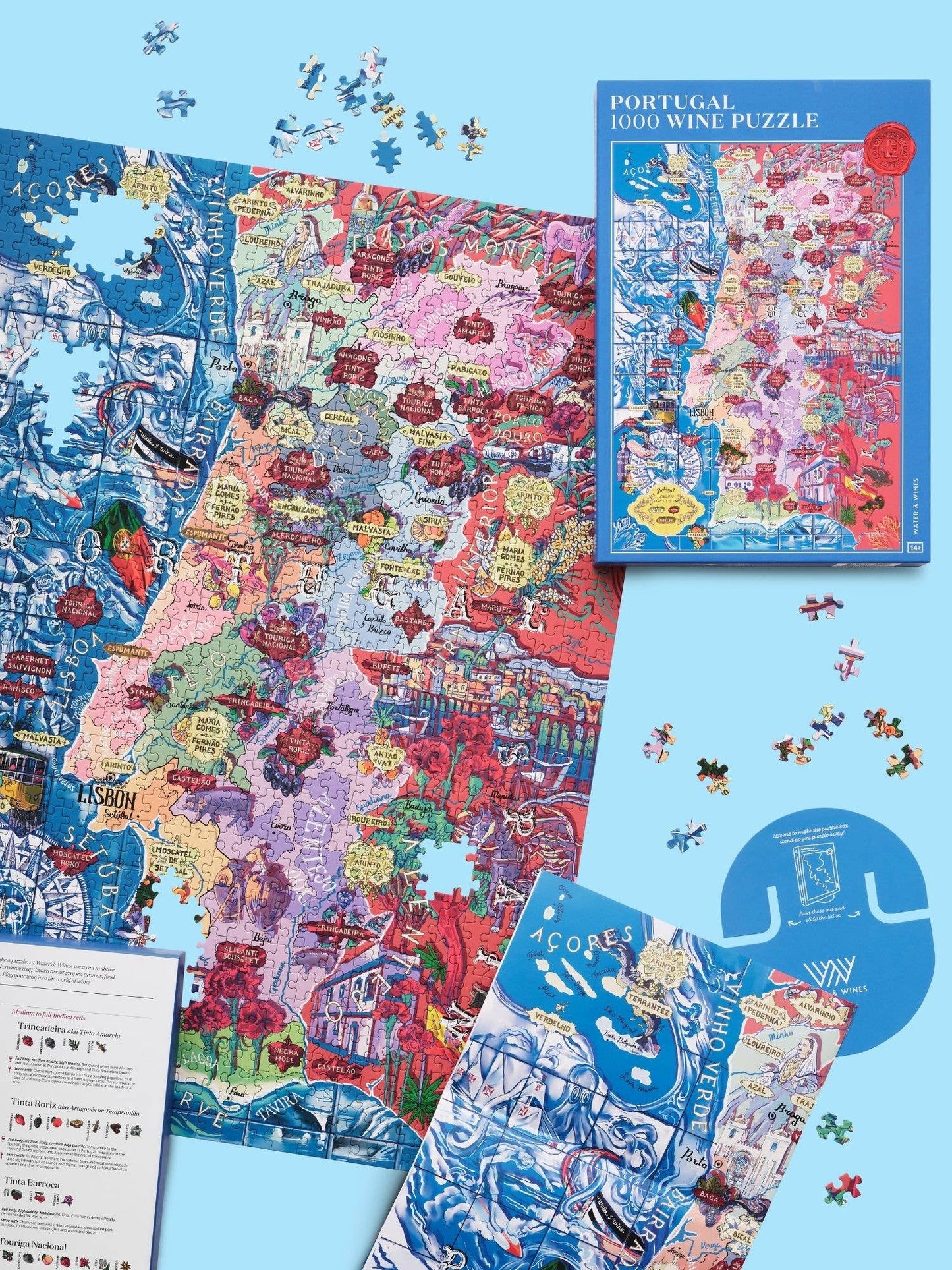 Portugal Wine Puzzle - Water and Wines