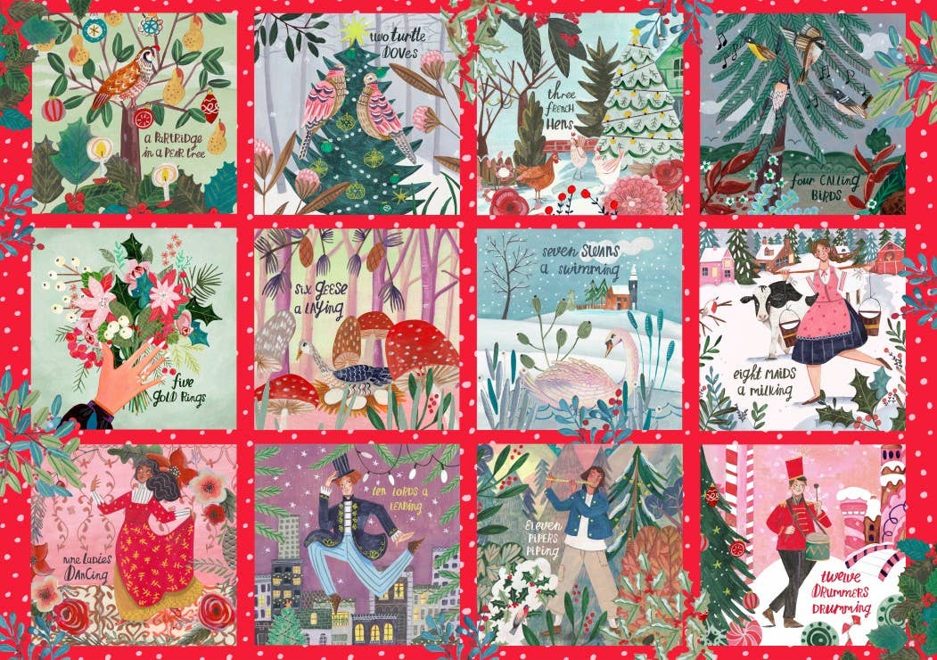 12 Days of Christmas - Pieces and Peace - 2000 pieces