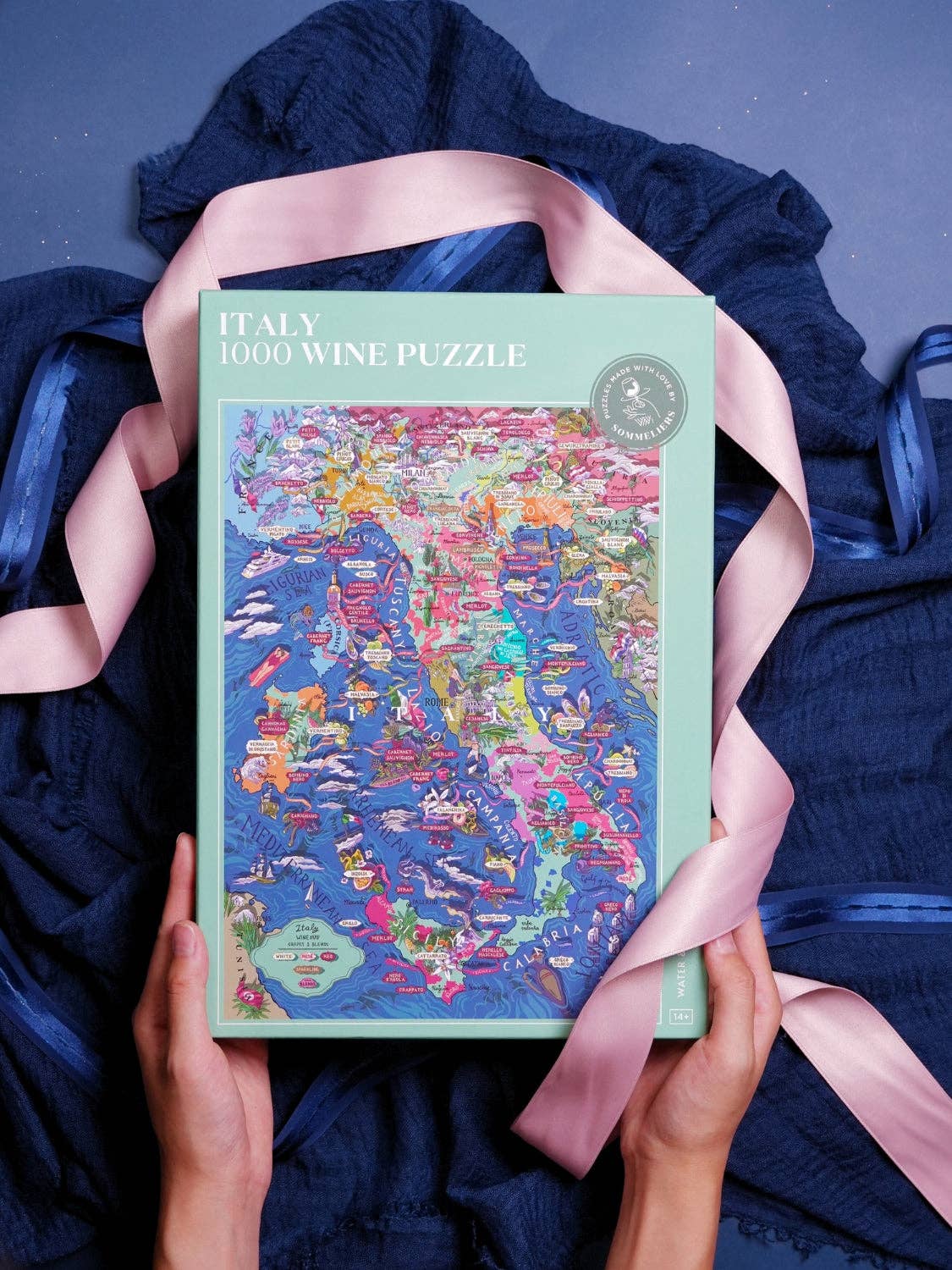 Italy Wine Puzzle - Water and Wines