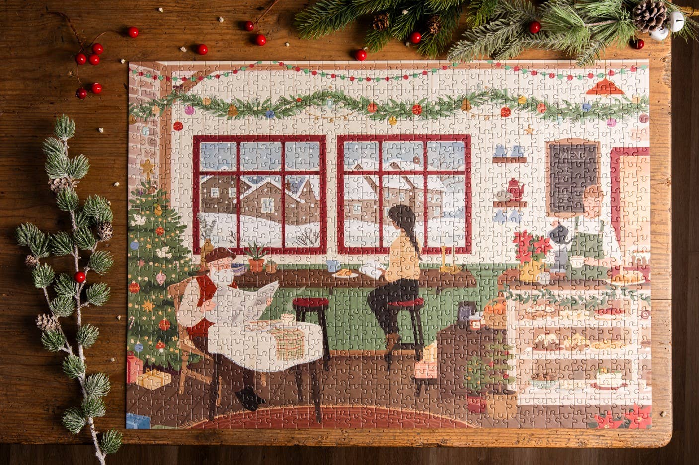 Cozy Christmas Puzzle - Trevell - 1000 pieces