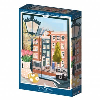 Amsterdam from a Coffee Shop  - Pieces and Peace