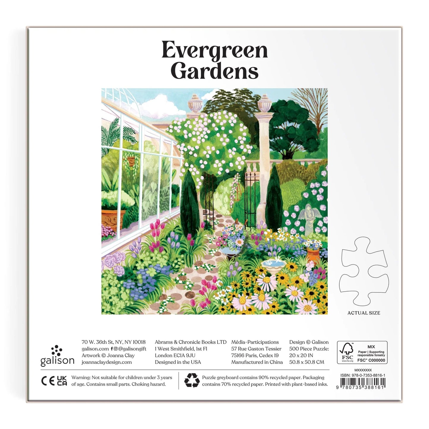 Galison - Evergreen Gardens