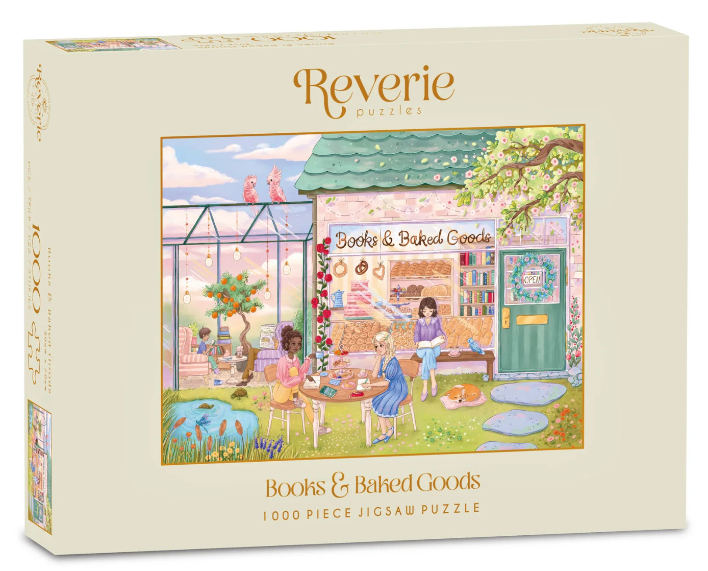 Reverie - Books & Baked Goods Jigsaw Puzzle (1000 Pieces)