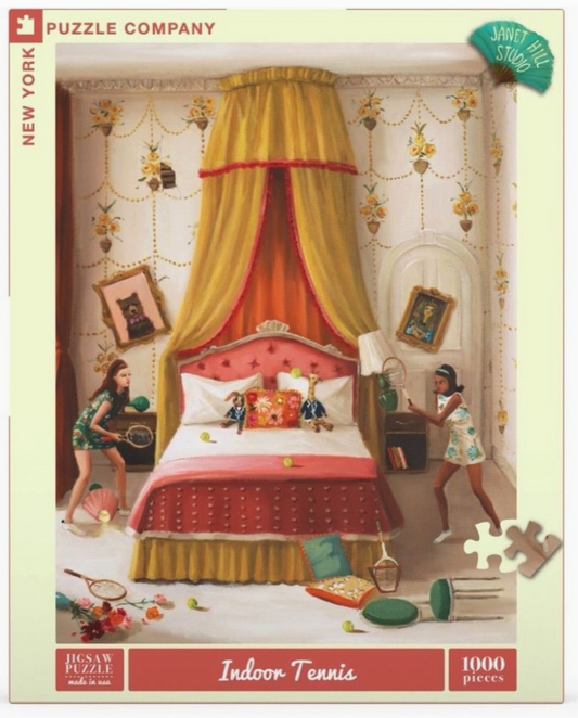 NYPC Janet Hill 1000 Pc Puzzle - Indoor Tennis