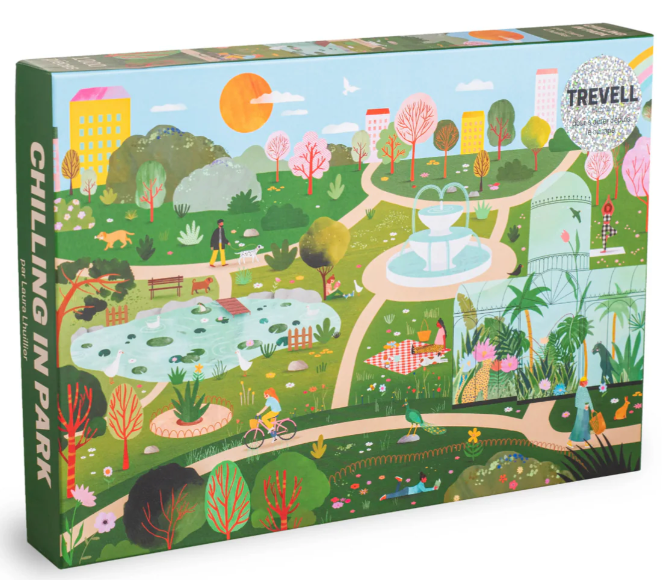 Chilling In Park Jigsaw Puzzle - Trevell - 1000 pieces