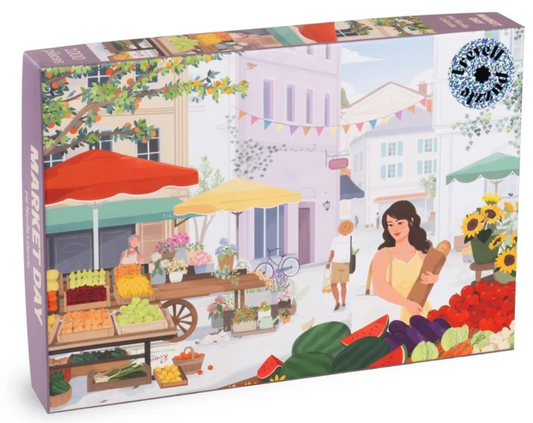 Market Day — Trevell puzzle — 1000 and 2000 pieces: 1000 pieces