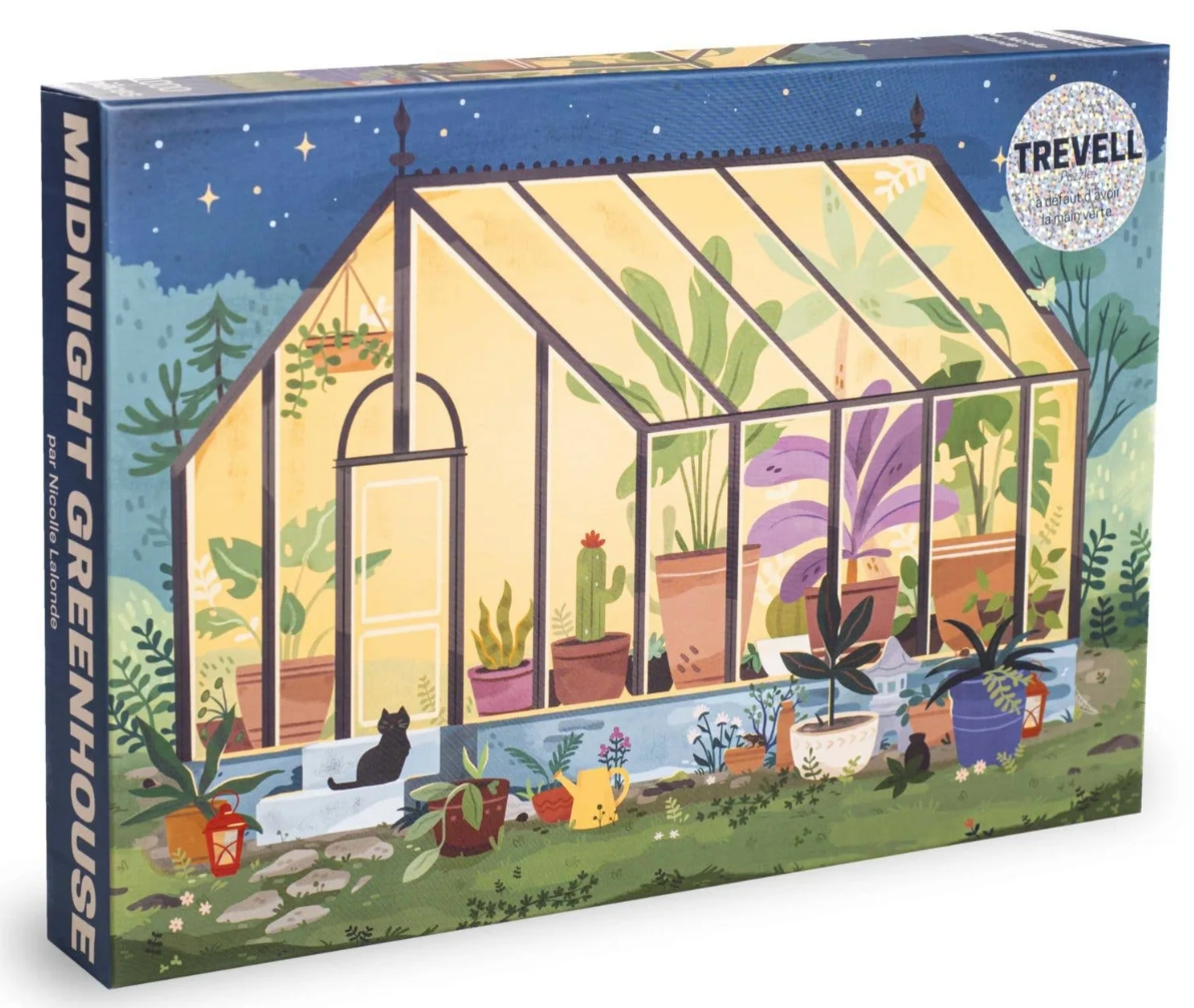 Midnight Greenhouse Puzzle - Trevell: 1000 pieces