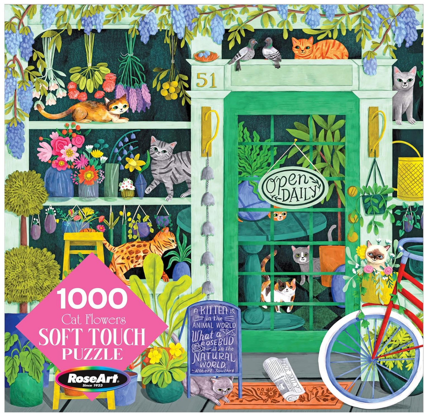 Rose Art - Cat Flowers