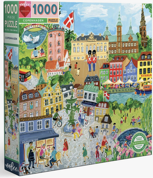 EeBoo 1000 Pc Puzzle -Copenhagen