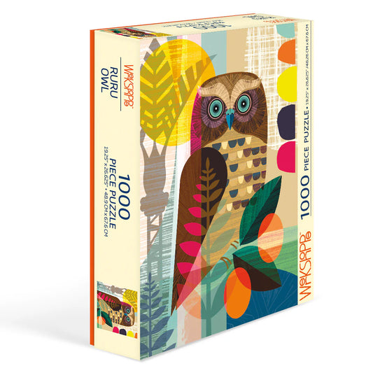 Werkshoppe 1000 Pc Puzzle - Ruru Owl