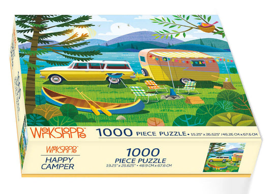 Werkshoppe 1000 Pc Puzzle - Happy Camper