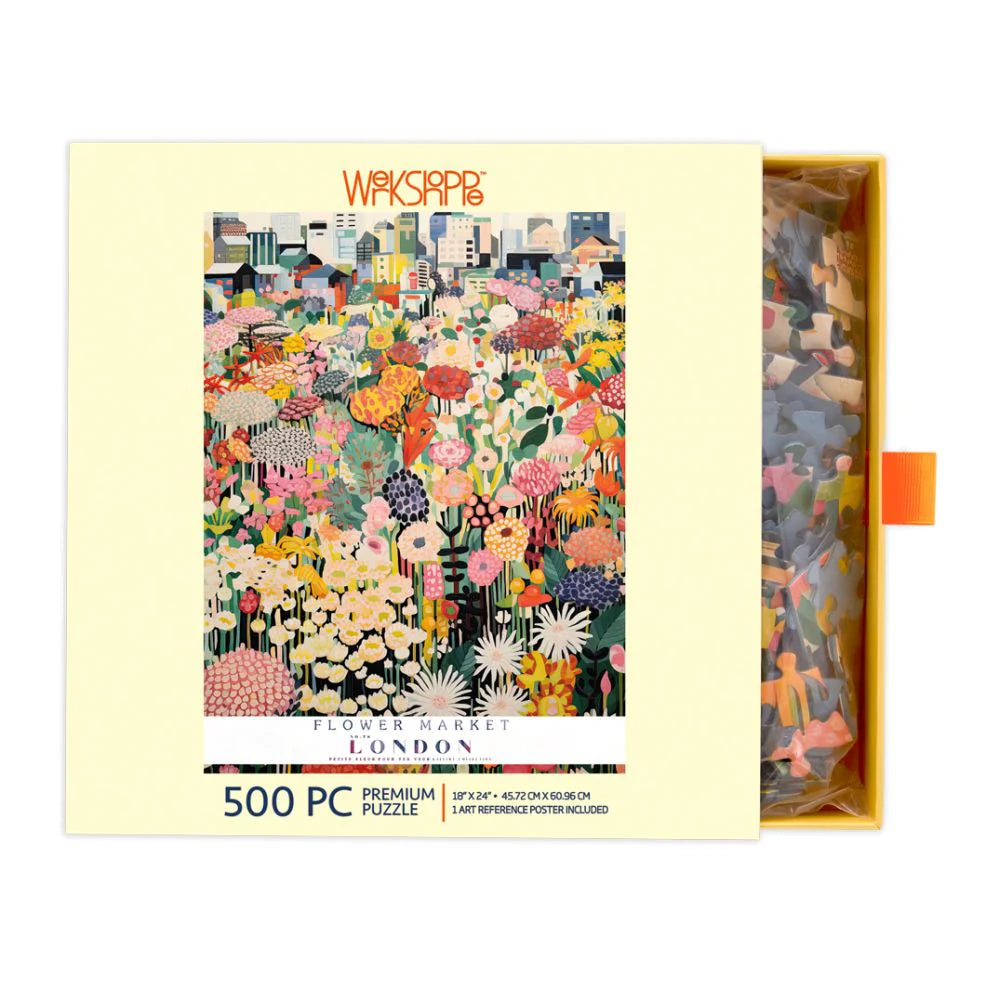Werkshoppe 500 Pc Puzzle - London Flower Market