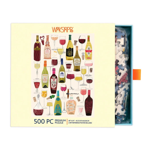 Werkshoppe 500 Pc Puzzle - Wine Tasting