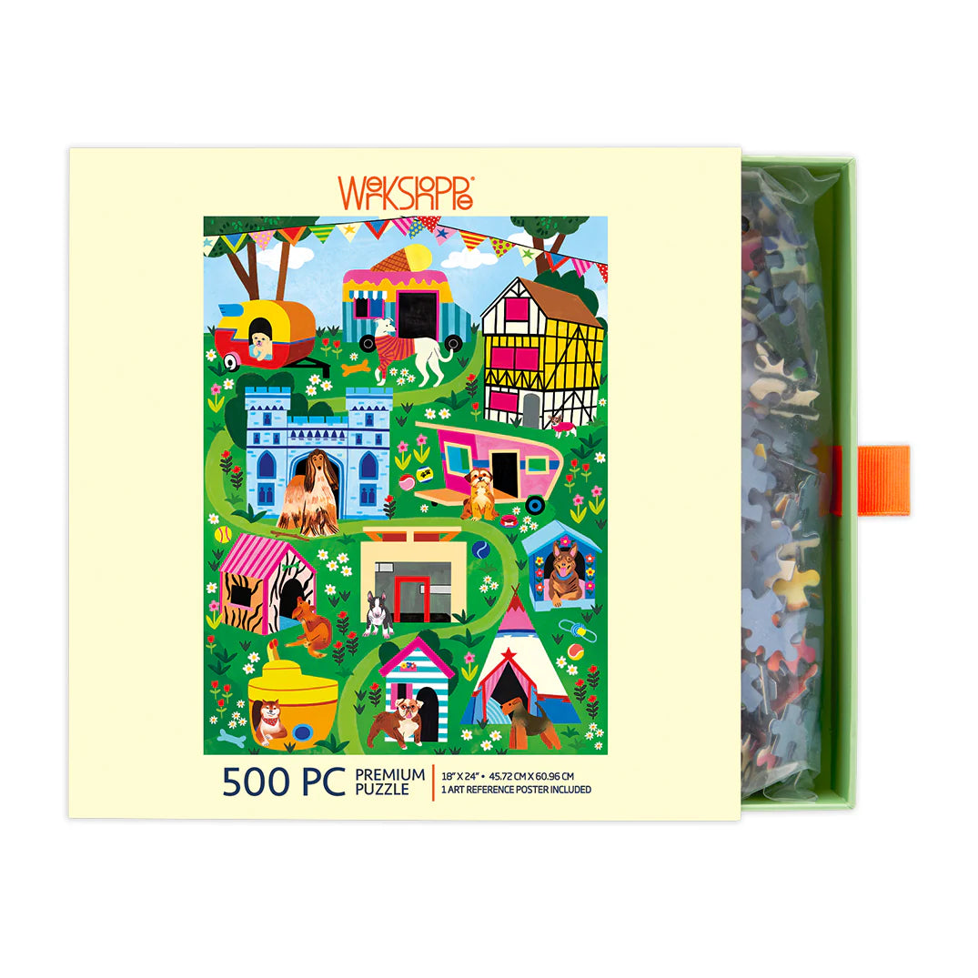 Werkshoppe 500 Pc Puzzle -Doggie Dream House