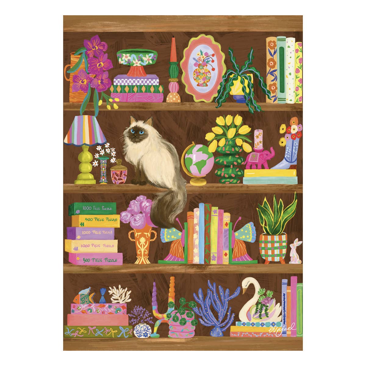 Shelf of Whimsy - Puzzle Weekend