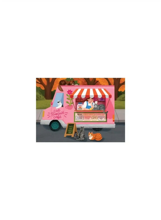 Cat Food Truck Mini puzzle – Trevell – 99 pieces