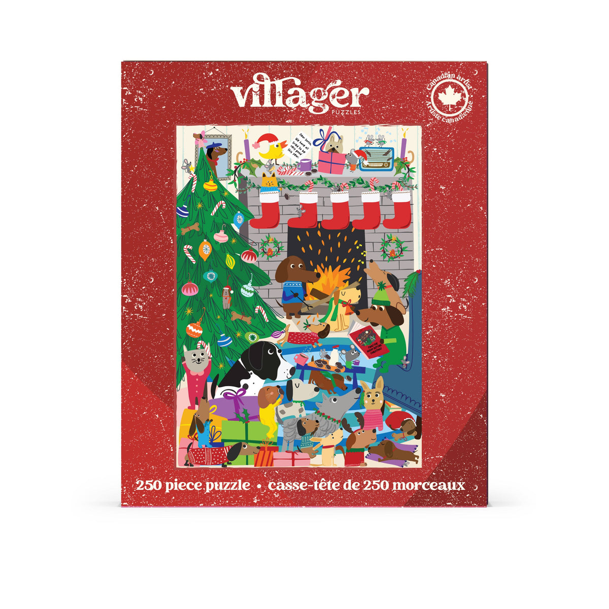 Merry Barkmas | 250 Piece Puzzle | Villager
