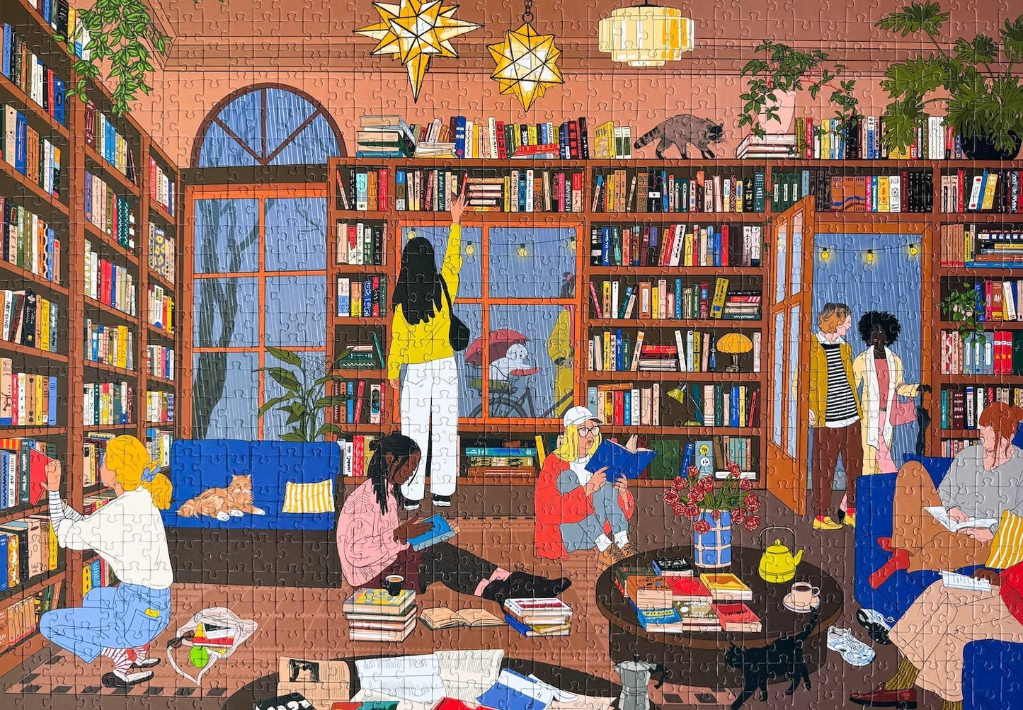 Puzzle Book Nook- Piecely