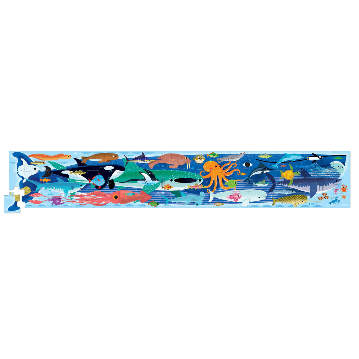 Ocean - Super Duper Long Puzzle 60 pc - Crocodile Creek