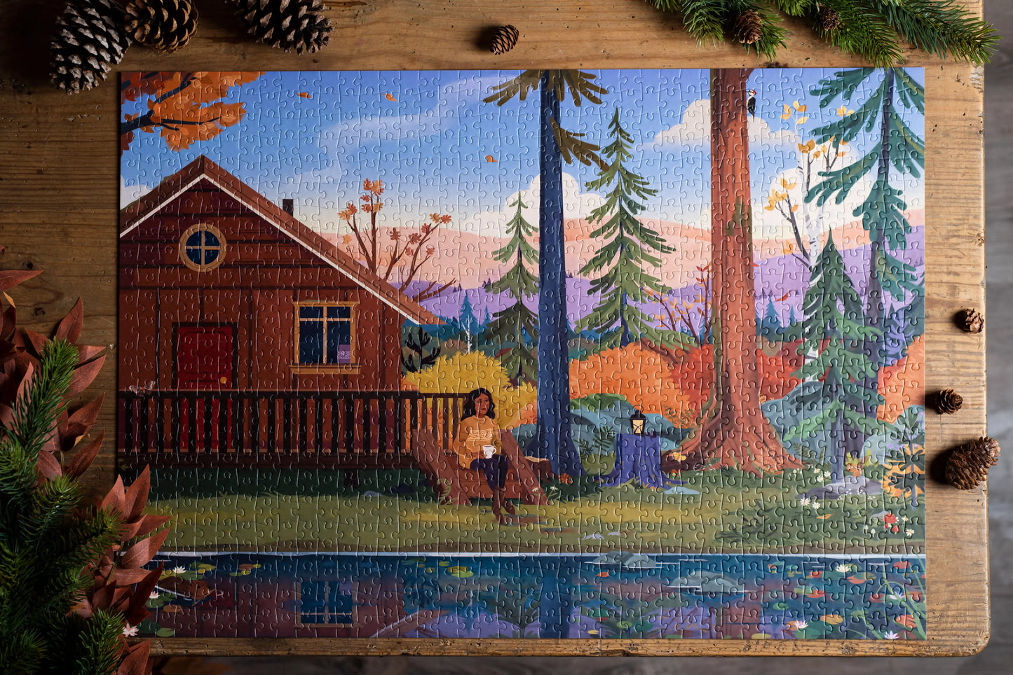 Autumn Cottage Puzzle - Trevell - 1000 pieces