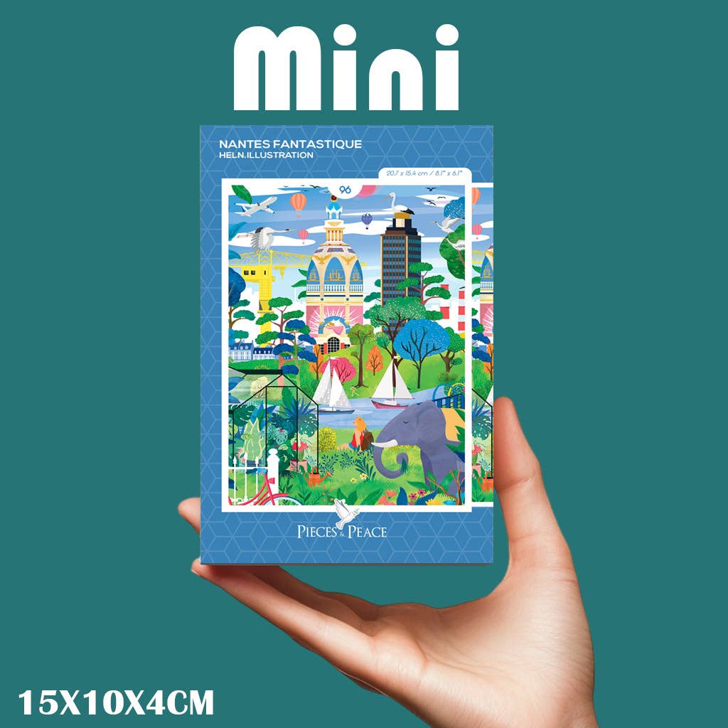 Fantastic Nantes - Mini-Puzzle 96 pieces -  Pieces & Peace