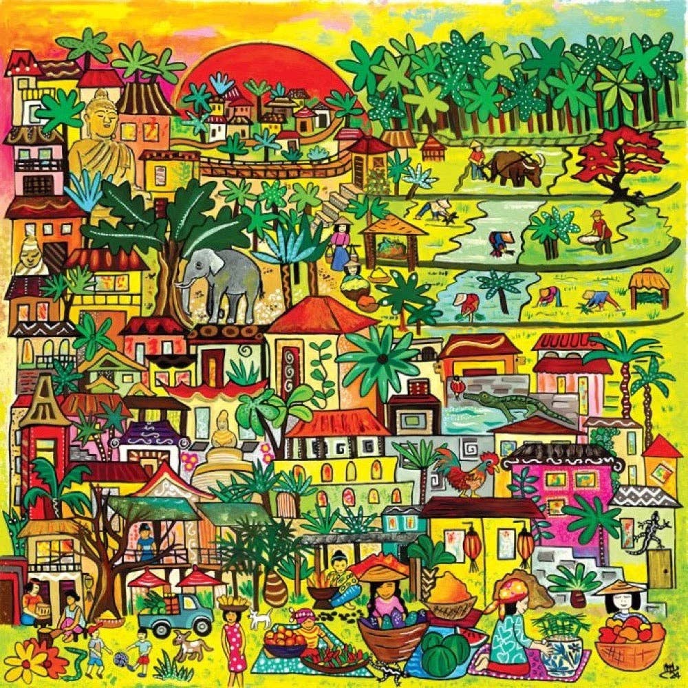 Magnolia 4105 Life in Asia Magali Modoux 1023pc Jigsaw Puzzle