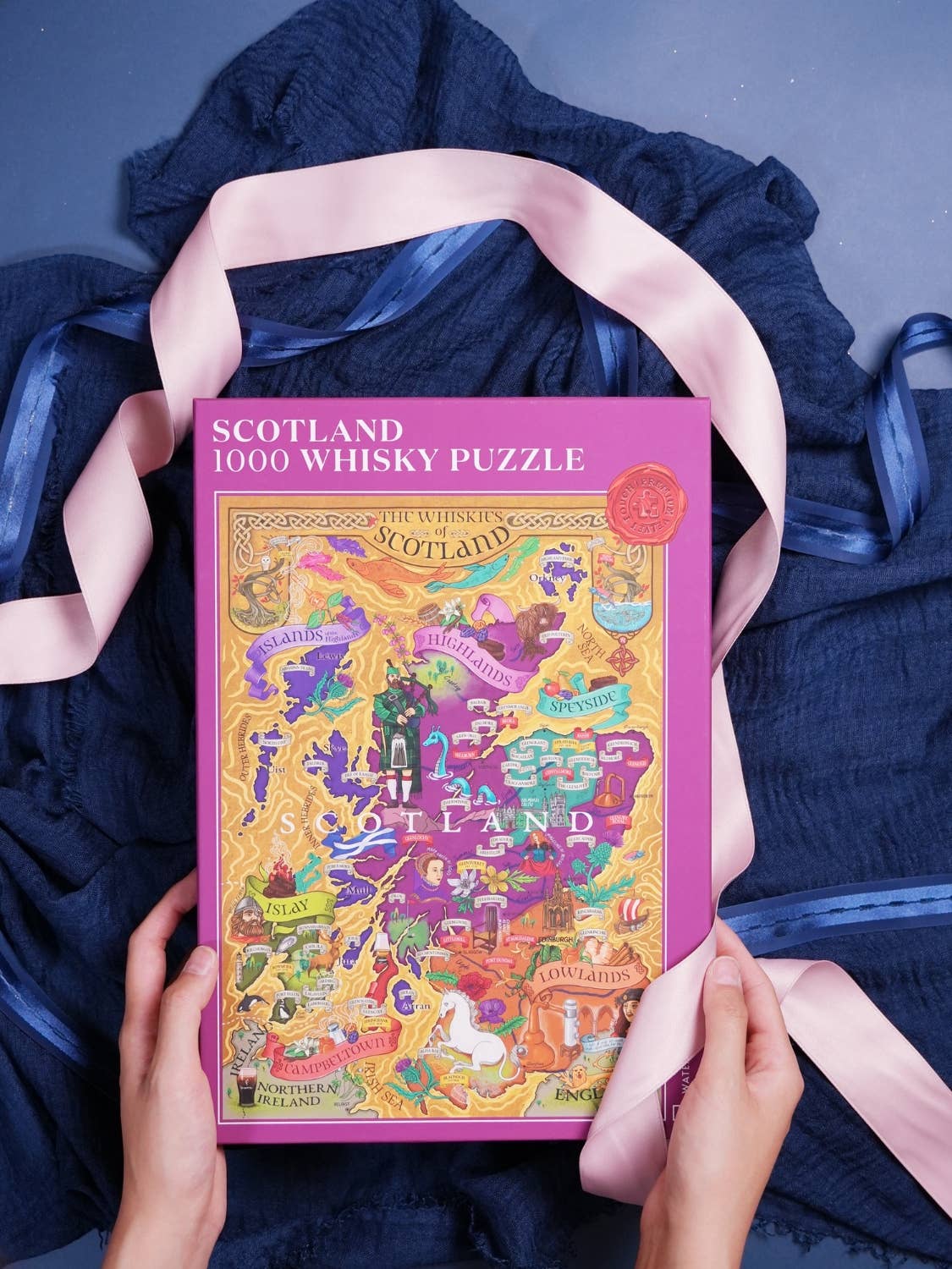 Scotland Whisky Puzzle - Water and Wines