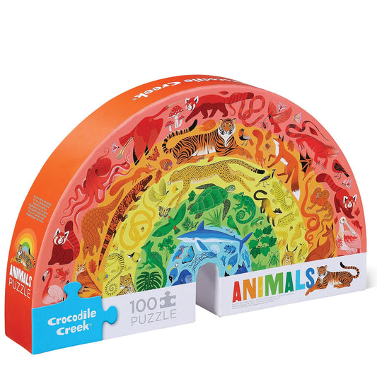 Rainbow Puzzle 100 pc - Crocodile Creek