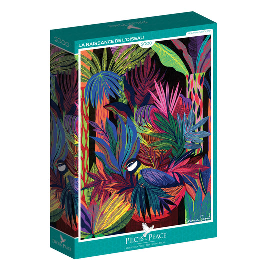 The Birth of the Bird 2000-piece puzzle - Pieces and Peace