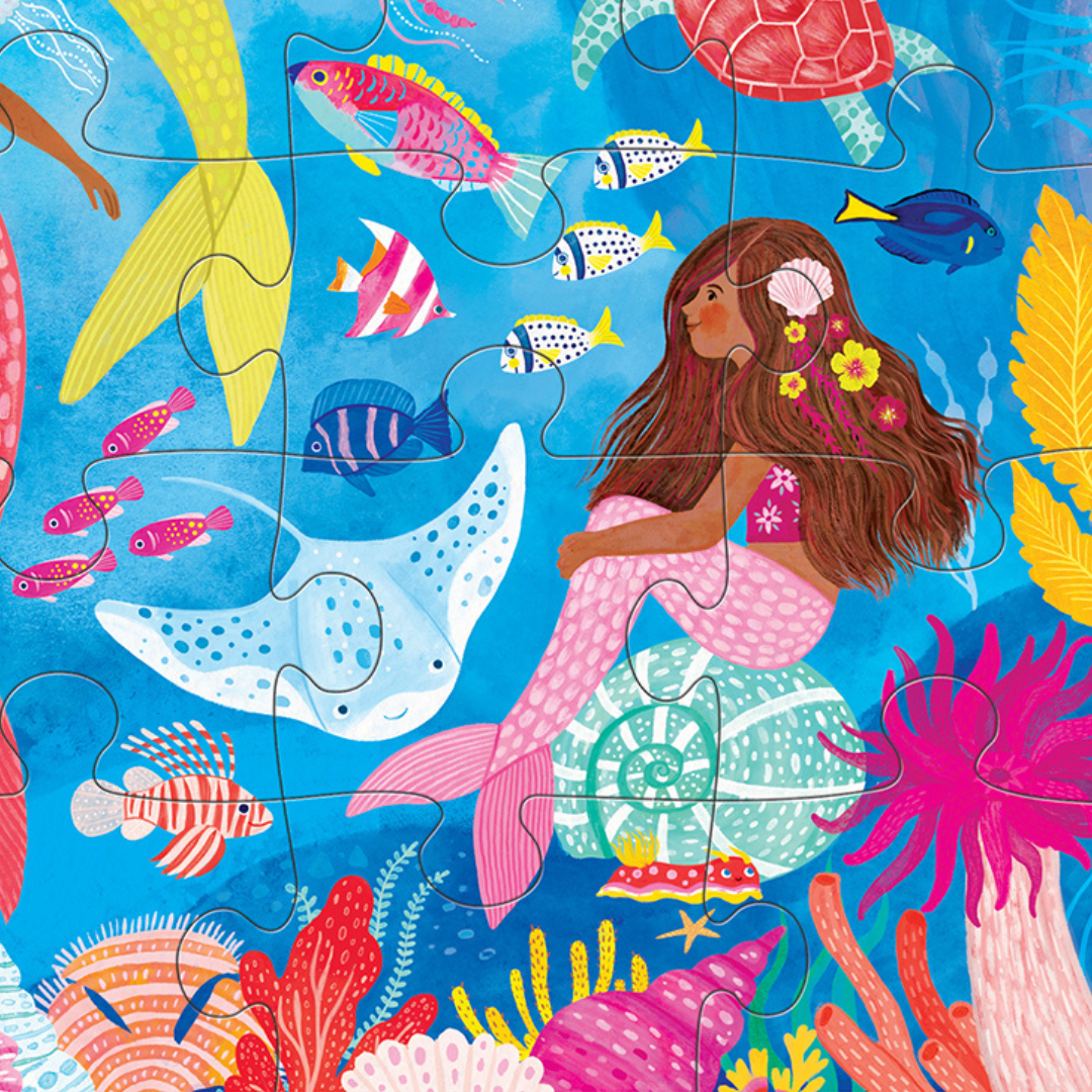 Mermaid Dreams - Classic Floor Puzzle 36 pc - Crocodile Creek