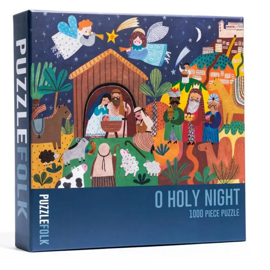 O Holy Night Christmas Holiday Nativity puzzle - Puzzlefolk