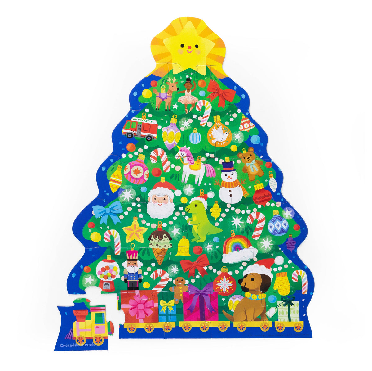 Christmas Tree - Classic Floor Puzzle 24 pc -Crocodile Creek