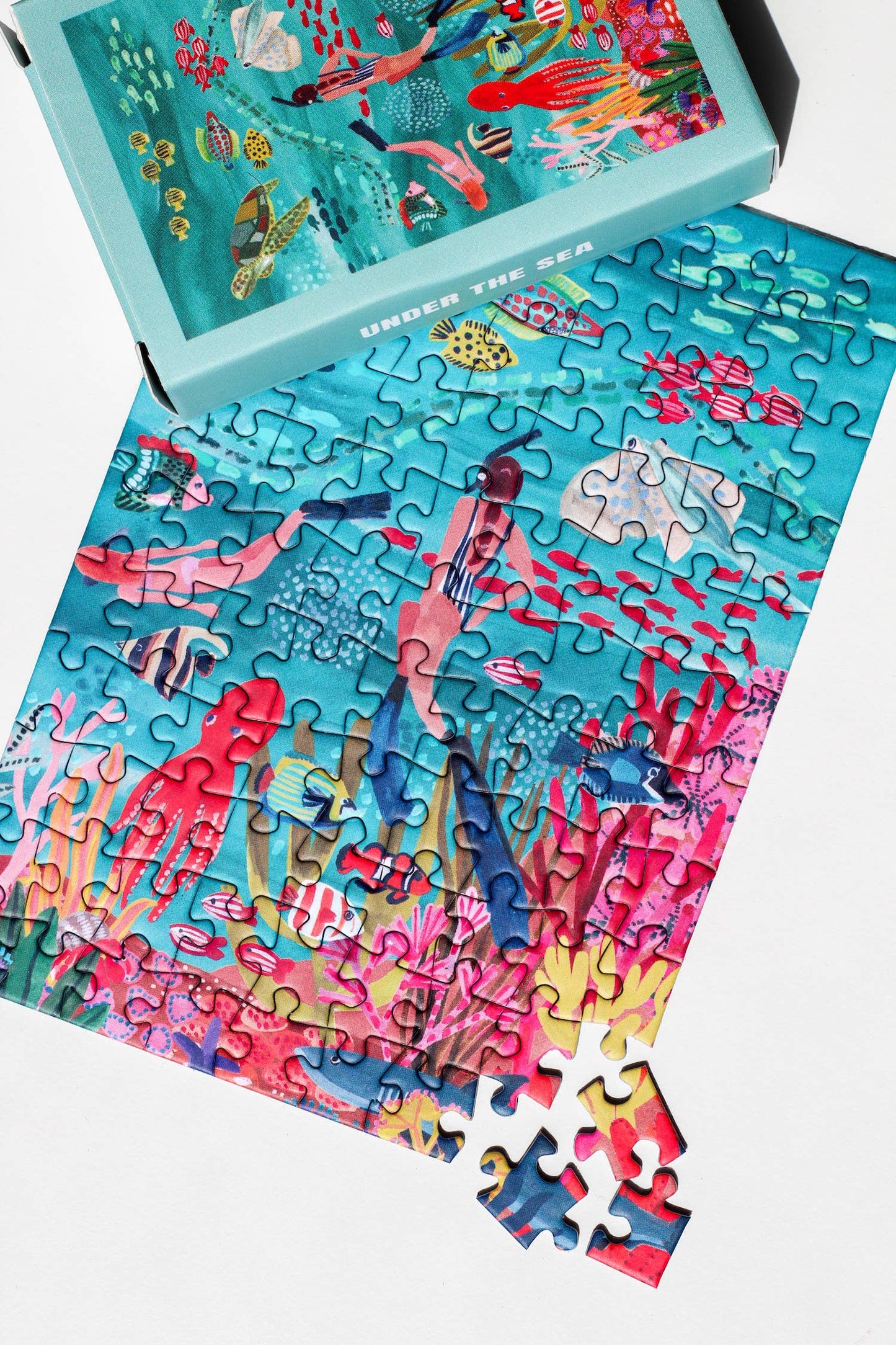 Under the Sea - Piecely - Mini-puzzle, 99 pieces