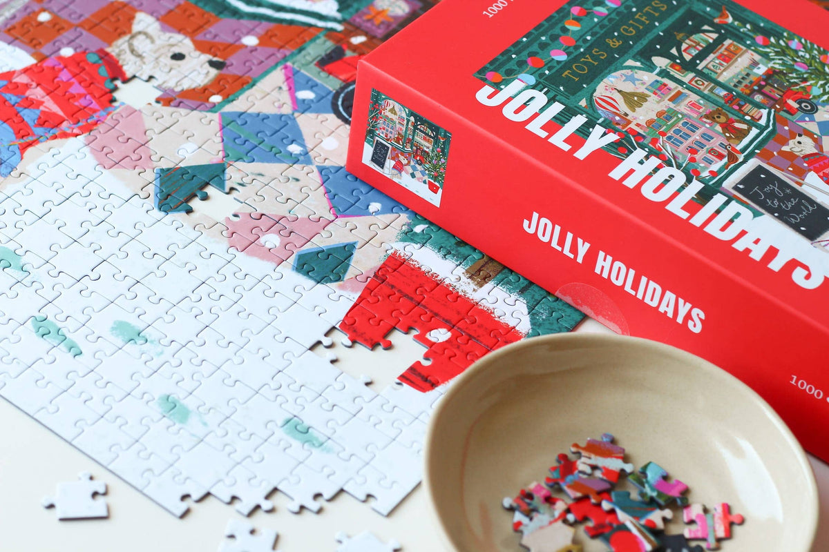 Jolly Holidays, 1000 pieces Piecely