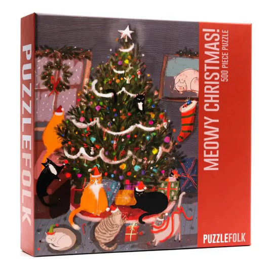 Meowy Christmas! - Puzzlefolk