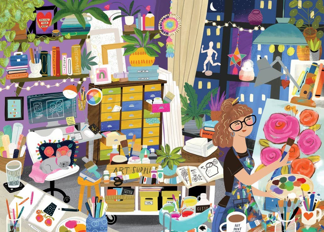 My Favorite Place: The Art Studio - Pieces and Peace