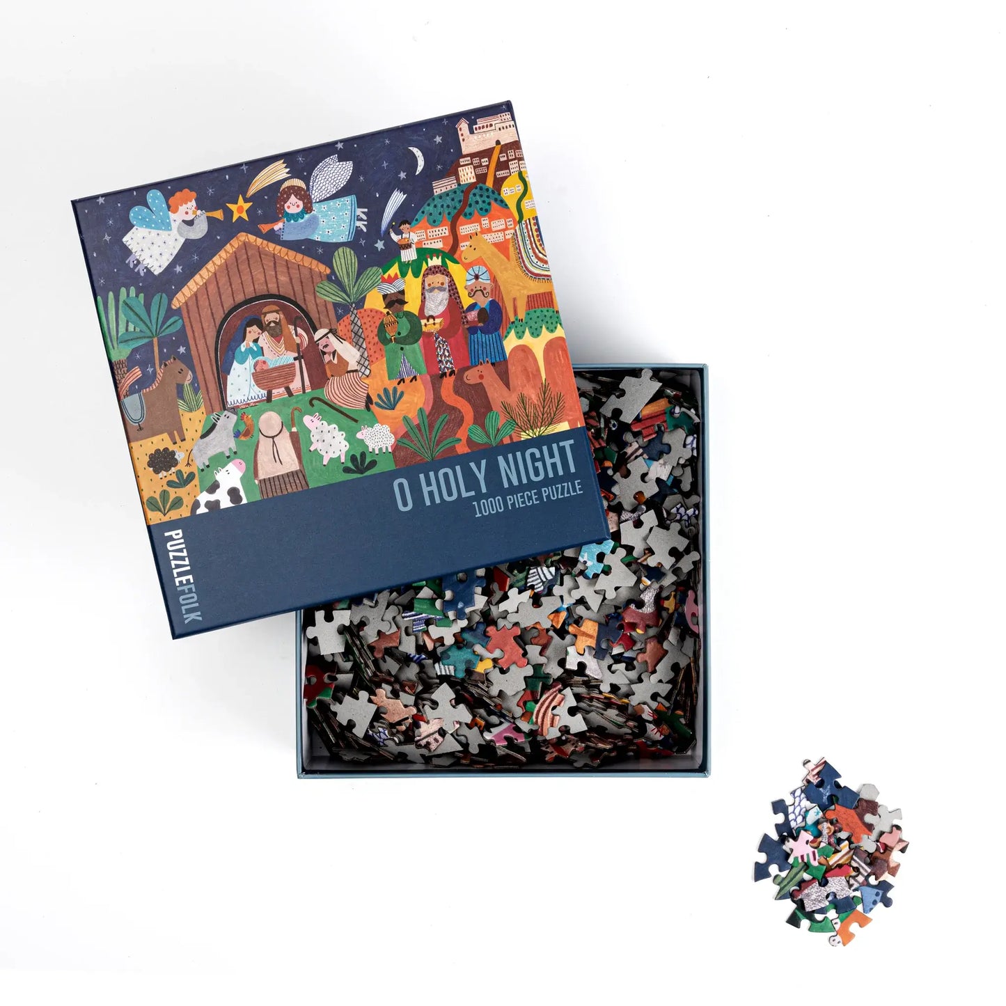 O Holy Night Christmas Holiday Nativity puzzle - Puzzlefolk