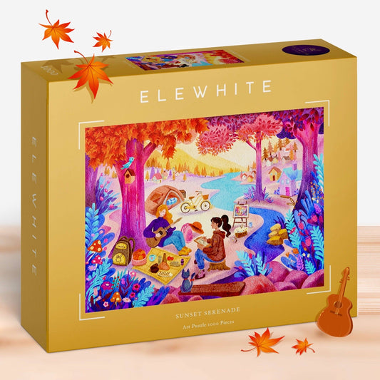 Sunset Serenade Puzzles - ELEWHITE 1000 Pieces