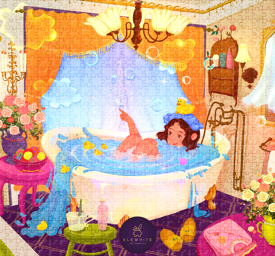 Vintage Splash - Elewhite