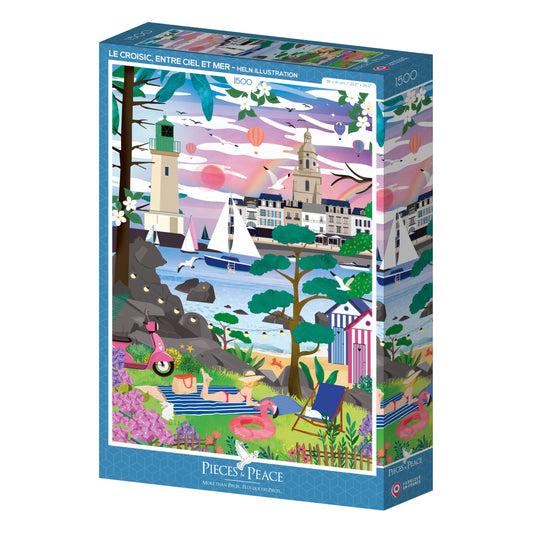Le Croisic, Between Sky and Sea 1500-Piece Puzzle - Pieces and Peace