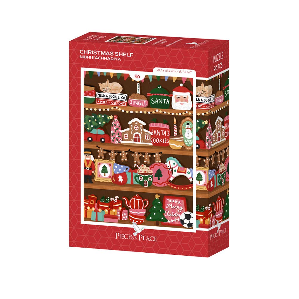 Christmas Shelf - Mini-Puzzle 96 pieces - Pieces & Peace