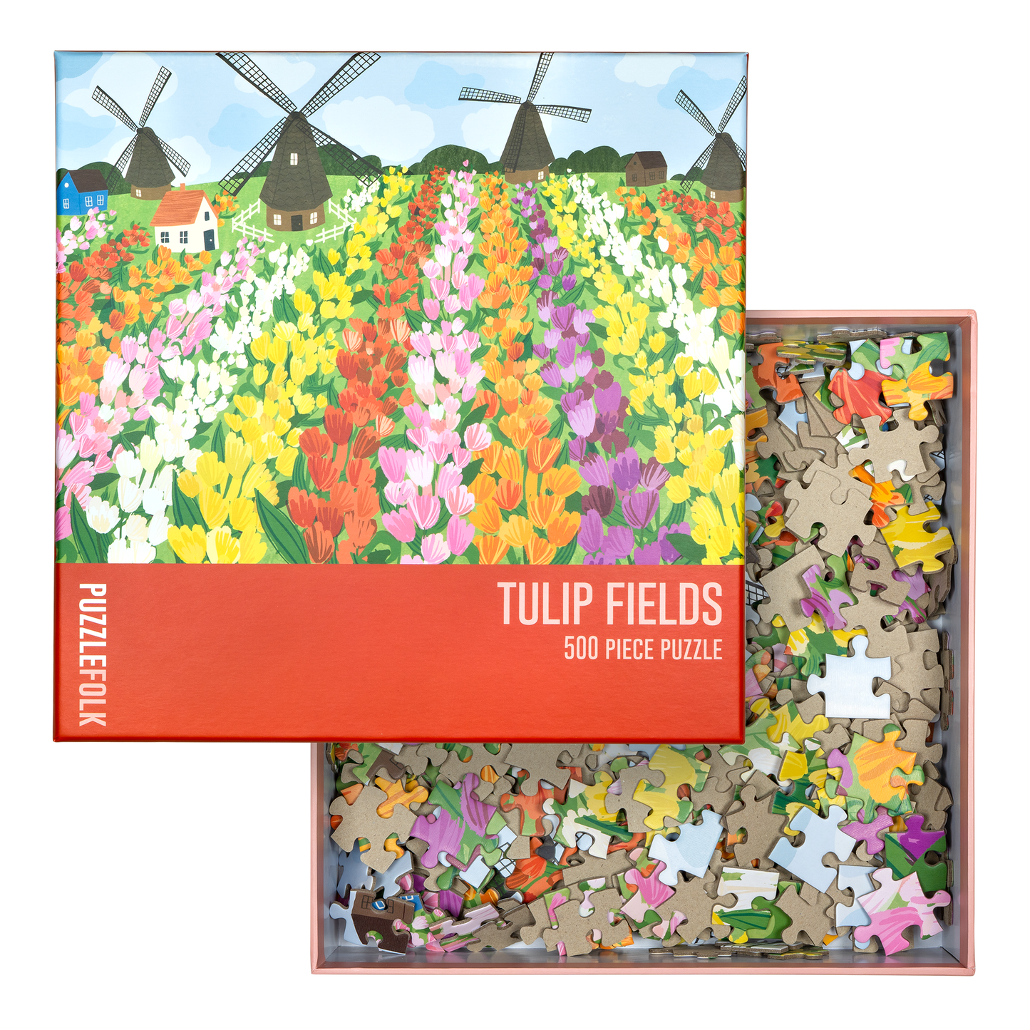 Tulip Fields - Puzzlefolk