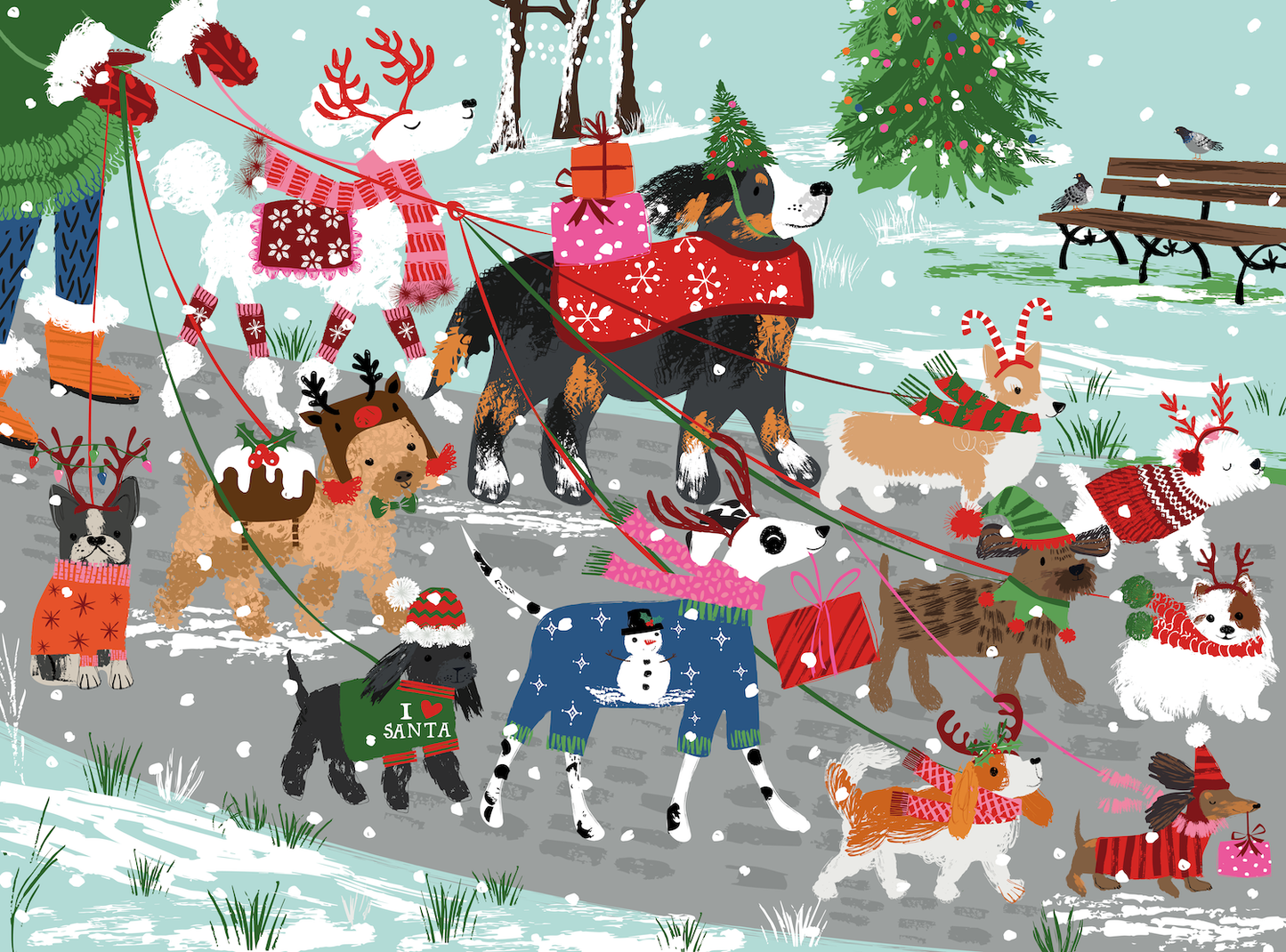Happy Howlidays Puzzlefolk