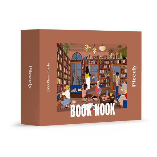 Puzzle Book Nook- Piecely