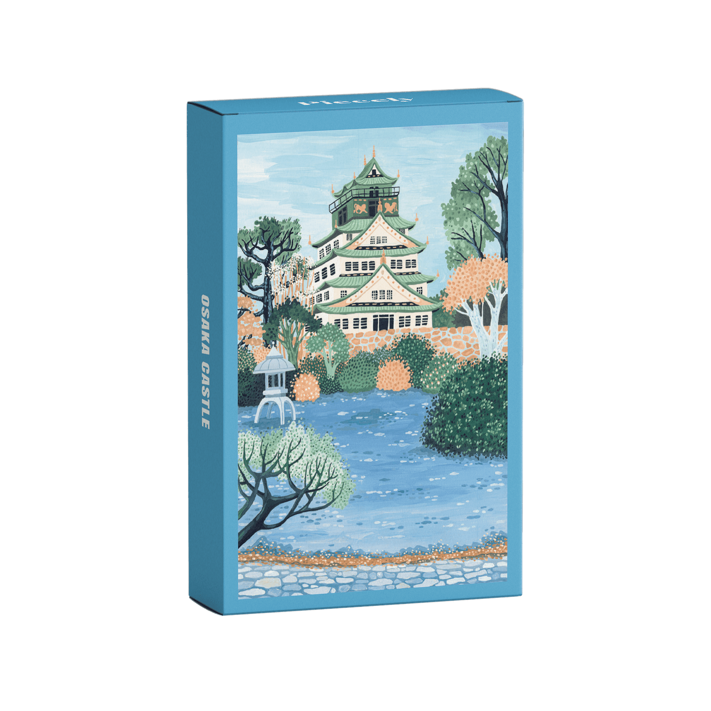 Osaka Castle - Piecely,  Mini puzzle, 99 pieces
