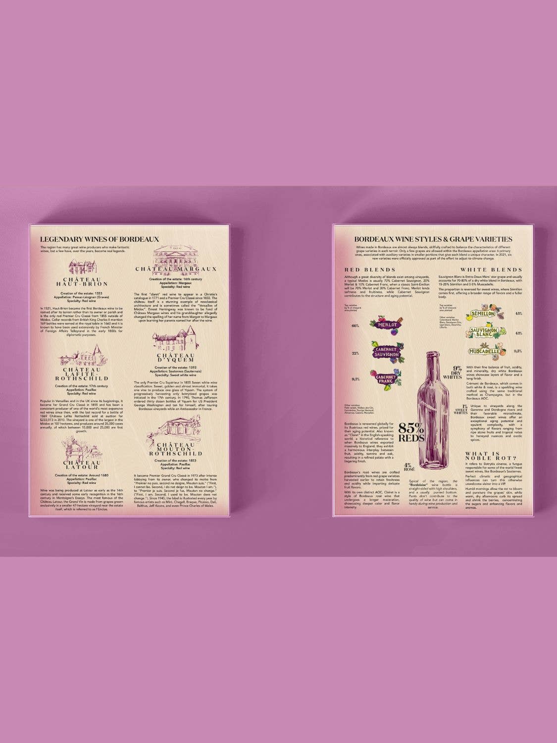 Bordeaux Wine Puzzle - Water and Wines