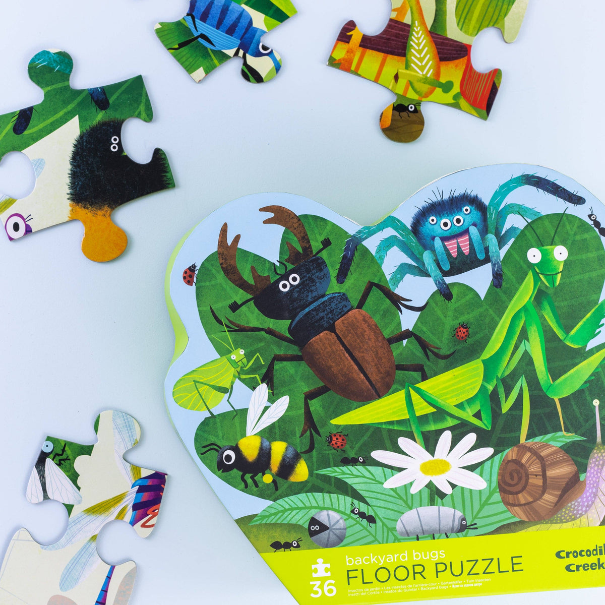 Backyard Bugs - Classic Floor Puzzle 36 pc -  Crocodile Creek