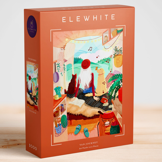 Van Journey Art Jigsaw Puzzle  - ELEWHITE 1000 Pieces